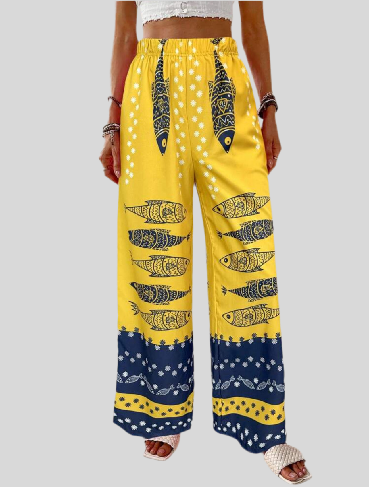 PANTALÓN DE VERANO ESTAMPADO 7 CLRS
