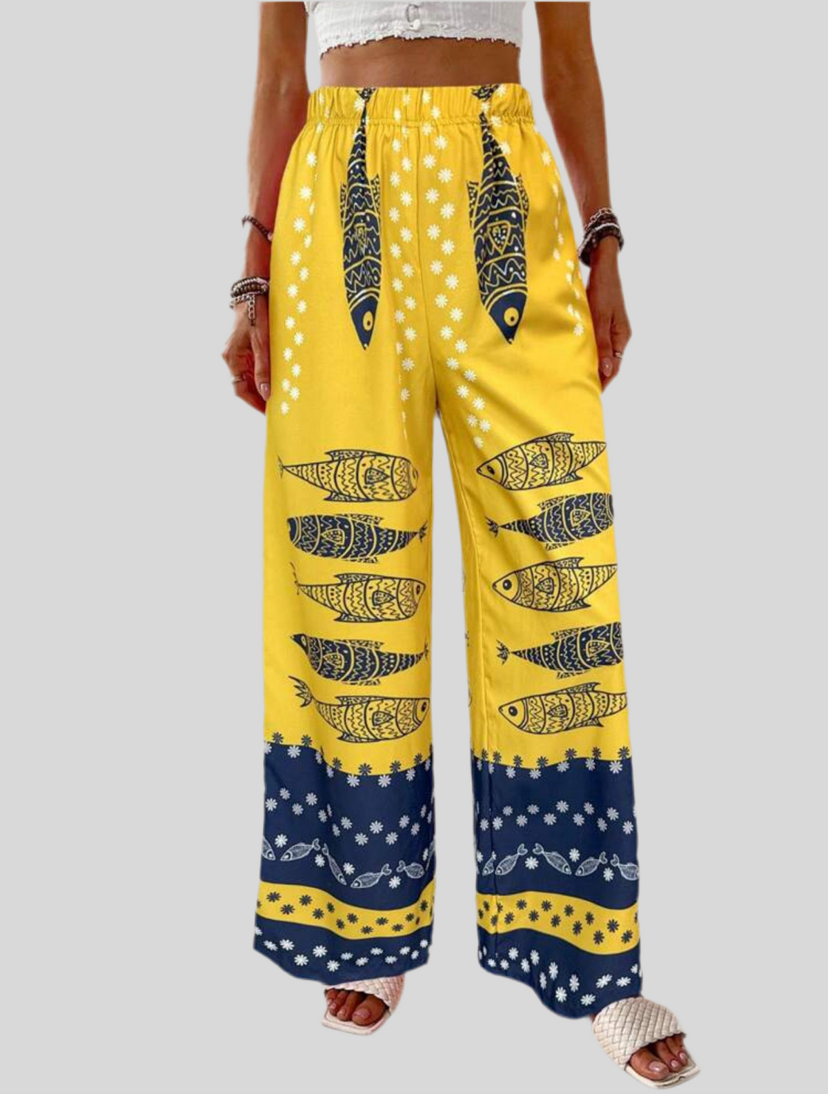 PANTALÓN DE VERANO ESTAMPADO 7 CLRS