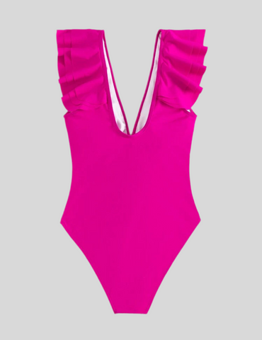 TRAJE DE BAÑO CON VOLANTES 2 CLRS