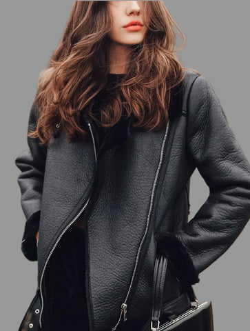 CAZADORA ESTILO BIKER CUERO ECO 2 CLR