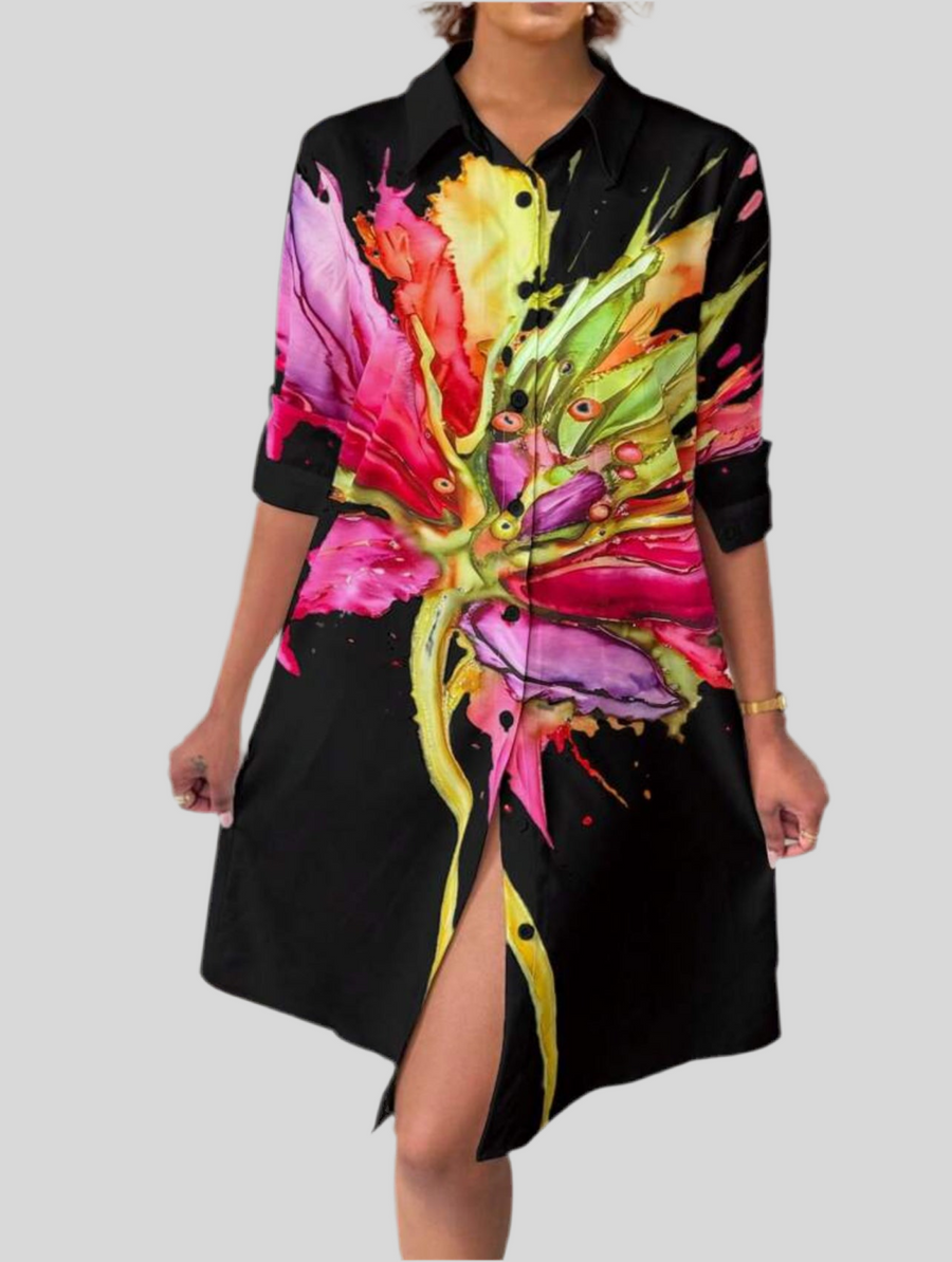 VESTIDO CAMISERO AMPLIO 6 CLRS