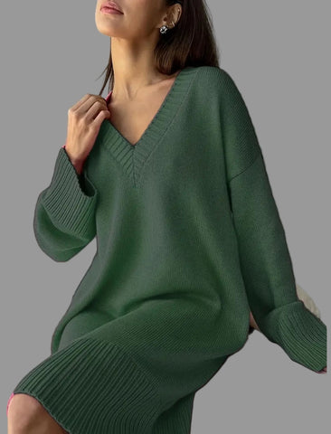 VESTIDO JERSEY DE PUNTO OVERSIZED 5 CLRS