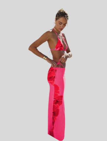CONJUNTO DE BIKINI Y FALDA LYCRA 5 CLRS