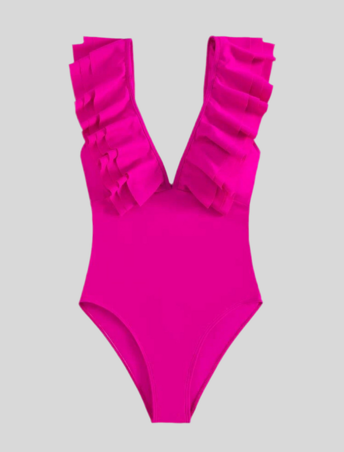 TRAJE DE BAÑO CON VOLANTES 2 CLRS