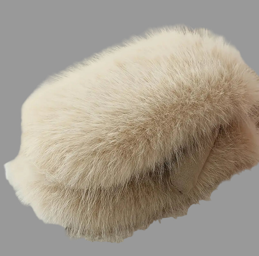 MANOPLAS DE PELO ECO Y PUNTO