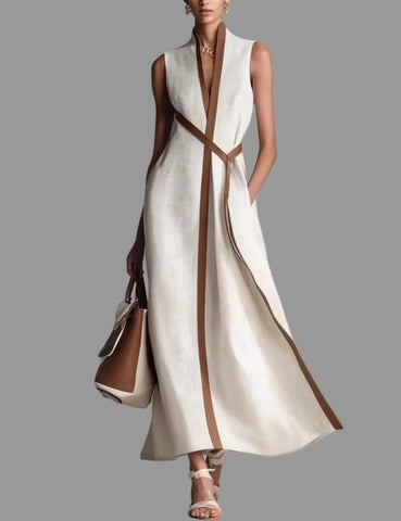 VESTIDO BORDE CONTRASTE SABRINA 5 CLRS