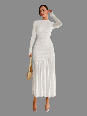 VESTIDO DE TUL DRAPEDO 19 CLRS