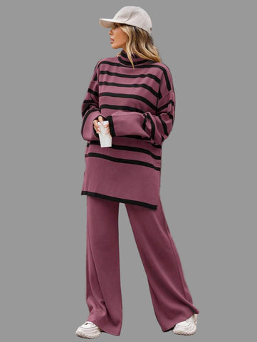 CONJUNTO DE PUNTO JERSEY RAYAS 12 CLRS