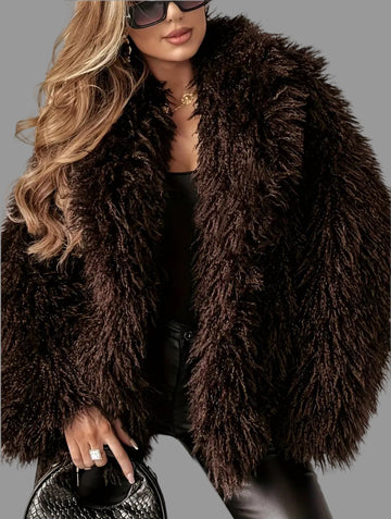 CHAQUETÓN DE PELO ECOLÓGICO MONGOLIA