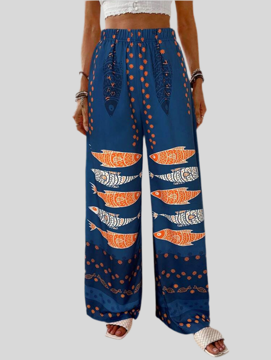 PANTALÓN DE VERANO ESTAMPADO 7 CLRS