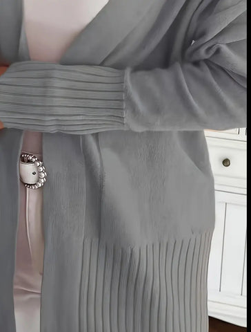 CHAQUETA DE PUNTO OVERSIZED MUY AMPLIA 20CLRS