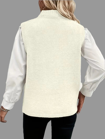 CHALECO DE PUNTO CRUZADO LAZOS 4 CLRS