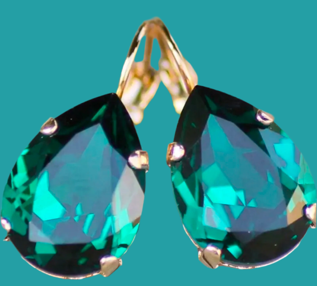 PENDIENTES DE CRISTAL DE GOTA 2 CLRS