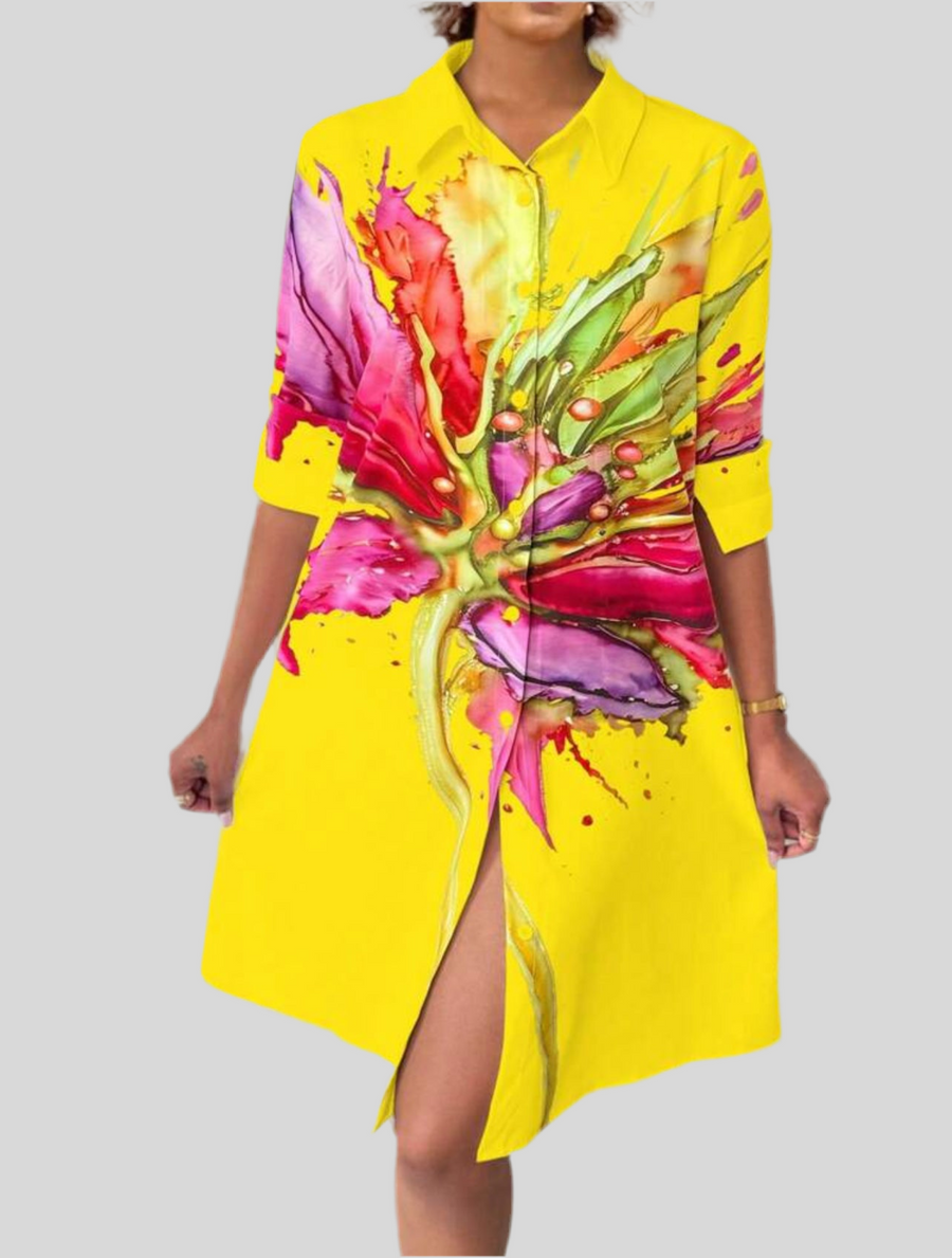VESTIDO CAMISERO AMPLIO 6 CLRS
