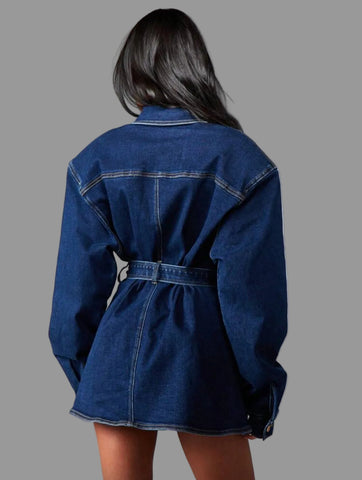 CHAQUETA VAQUERA ESTILO OVERSIZE