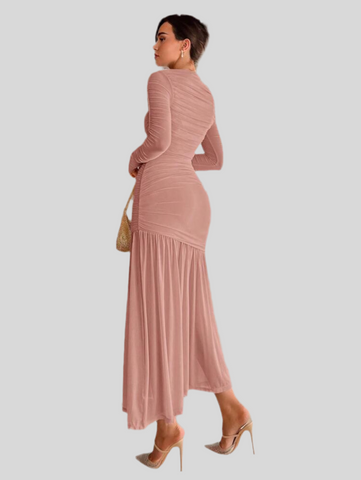 VESTIDO DE TUL DRAPEDO 19 CLRS