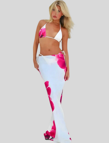 CONJUNTO DE BIKINI Y FALDA NET 6 CLRS