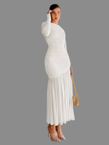 VESTIDO DE TUL DRAPEDO 19 CLRS