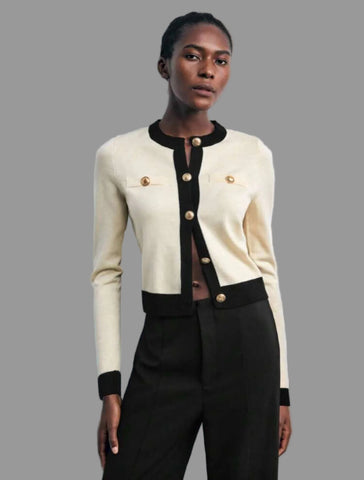 CHAQUETA PUNTO CORTA BORDE 4 CLRS