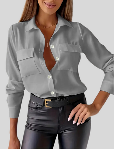 CAMISA CON BOLSILLOS SOLAPA 6 CLRS