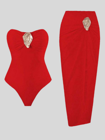 TRAJE DE BAÑO CON PAREO 3 CLRS