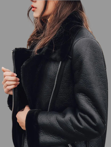 CAZADORA ESTILO BIKER CUERO ECO 2 CLR