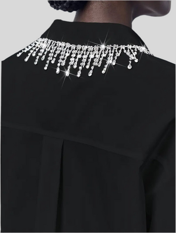 CAMISA CLÁSICA CON CRISTALES 2 CLRS
