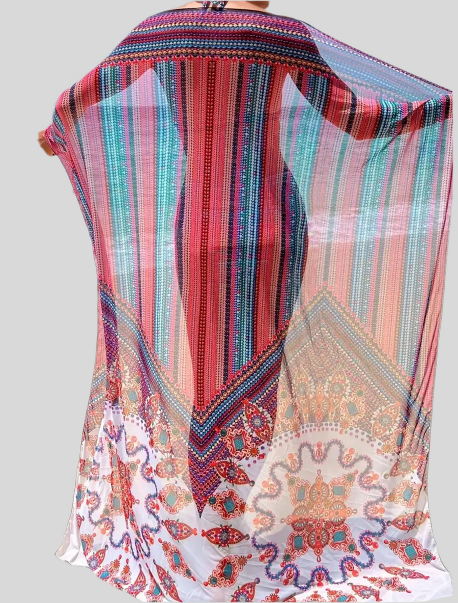 BIKINI CON PAREO MULTICOLOR 2 CLRS