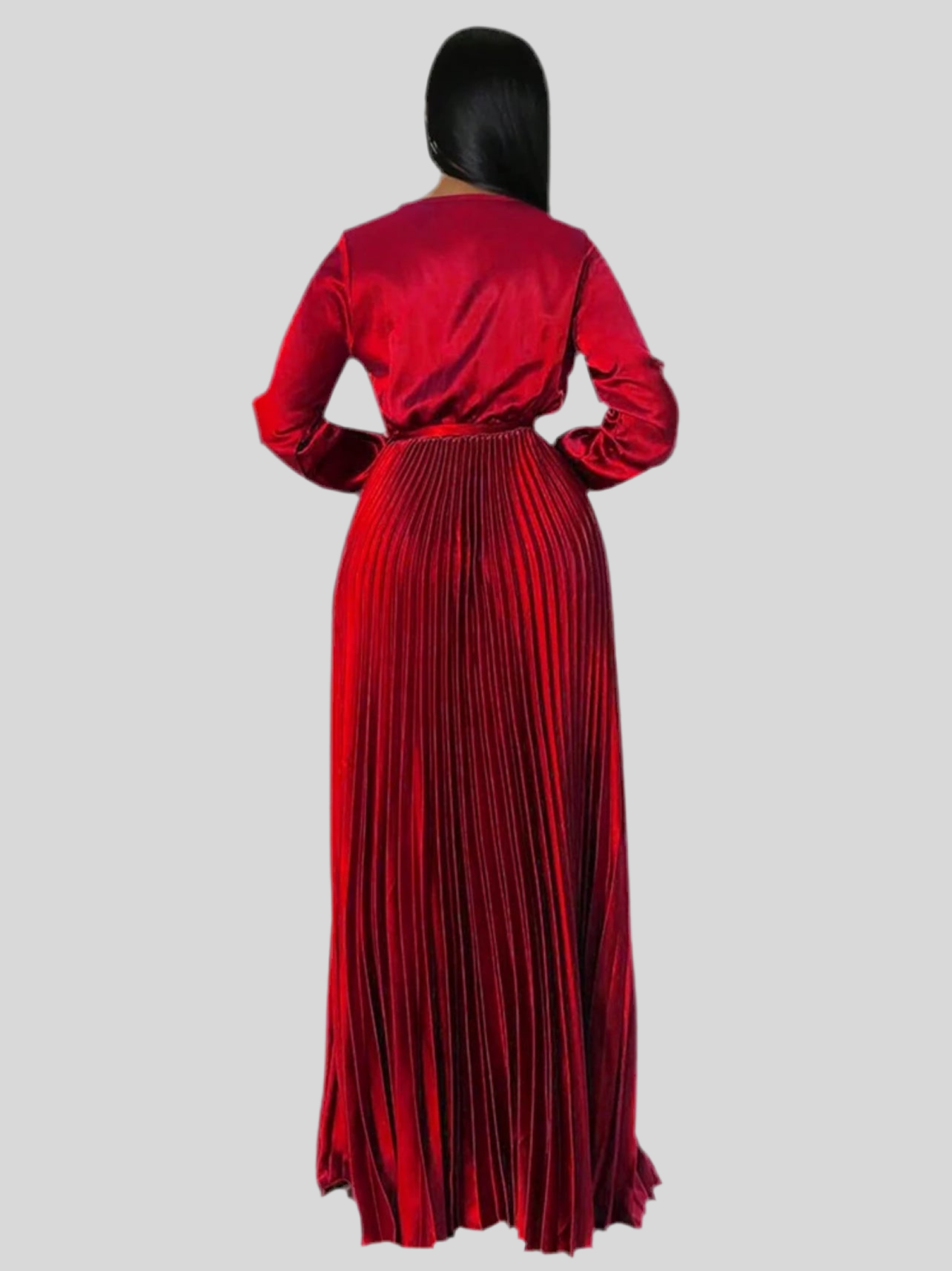 VESTIDO CRUZADO PLISADO 8 CLRS