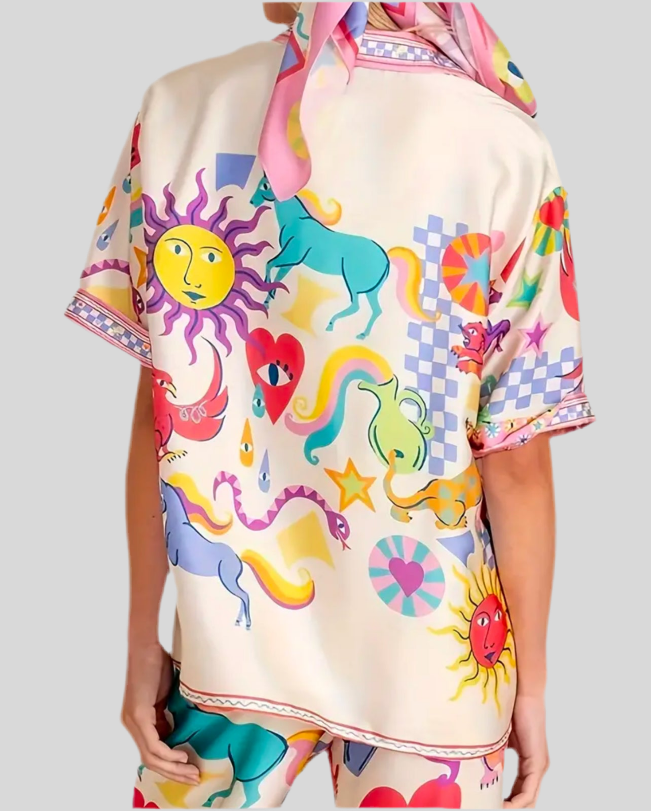 THE SILK COLLECTION PRINTED SET