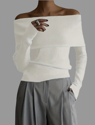 JERSEY ENTALLADO CUELLO AMPLIO  3 CLRS