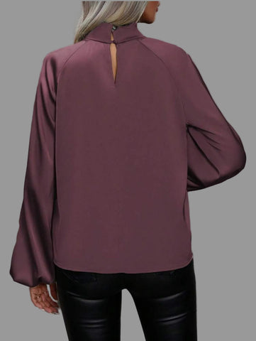 CAMISA DE SATÉN CON NUDO 8 CLRS