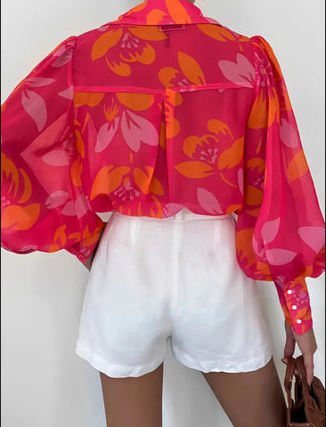 CAMISA MANGA ABULLONADA 4 CLRS