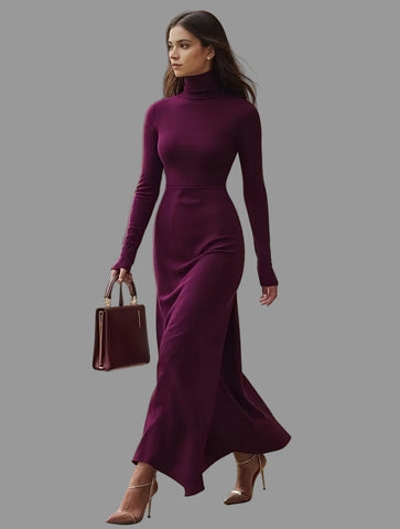 VESTIDO MIDI ENTALLADO SIRENA