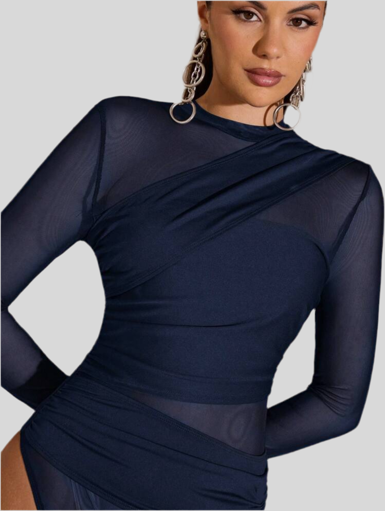 BODY SEMI TRANSPARENTE  5 CLRS