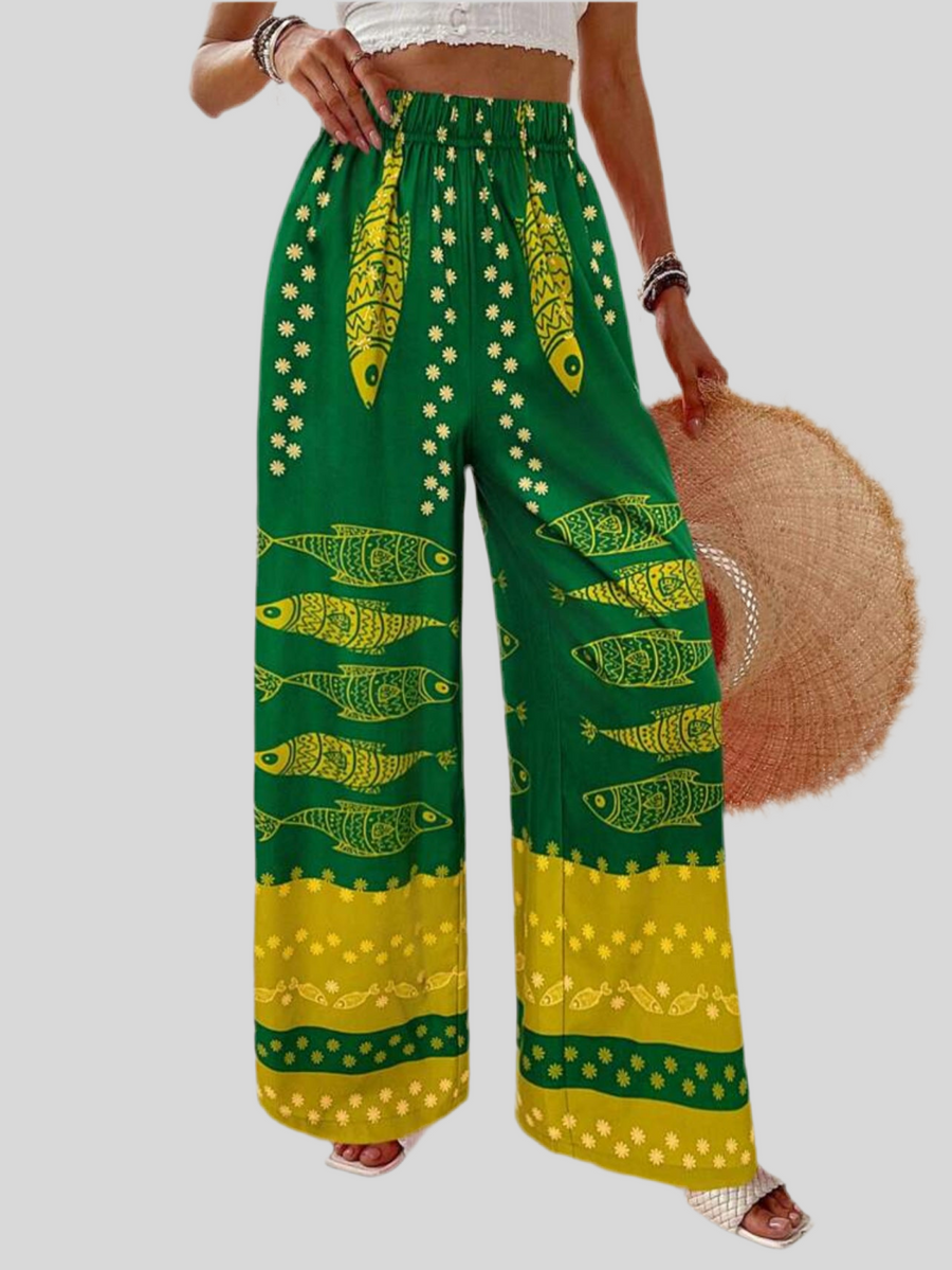 PANTALÓN DE VERANO ESTAMPADO 7 CLRS