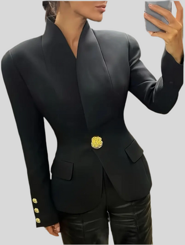 CHAQUETA ENTALLADA SIN SOLAPA 5 CLRS
