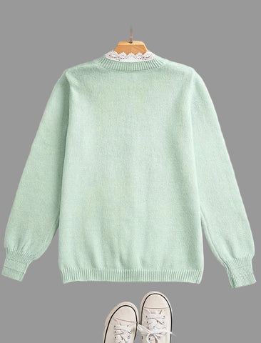 CHAQUETAS DE PUNTO CON BORDE PUNTILLA 5 CLRS