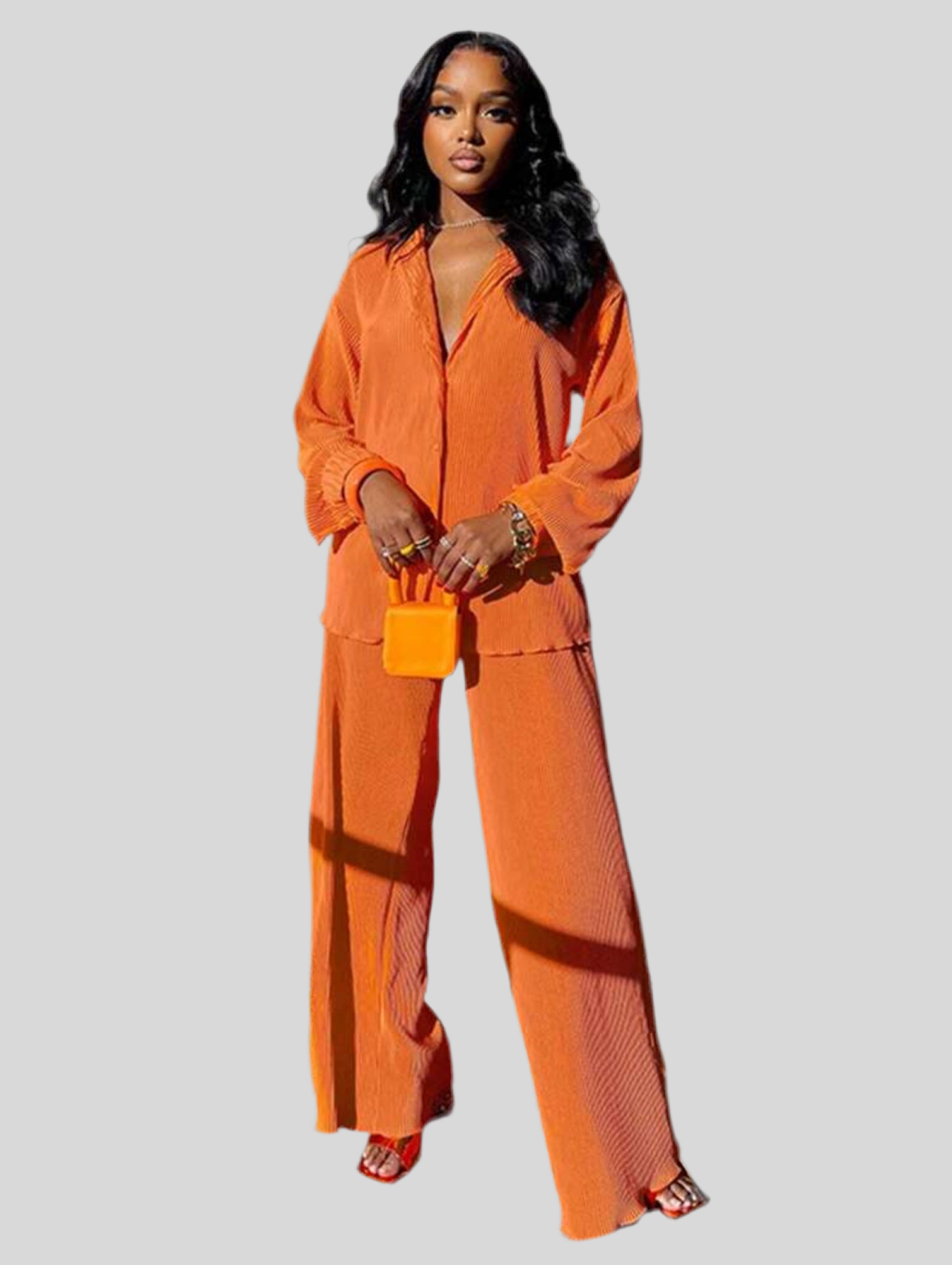 OVERSIZE PLEATED SET 16 CLRS