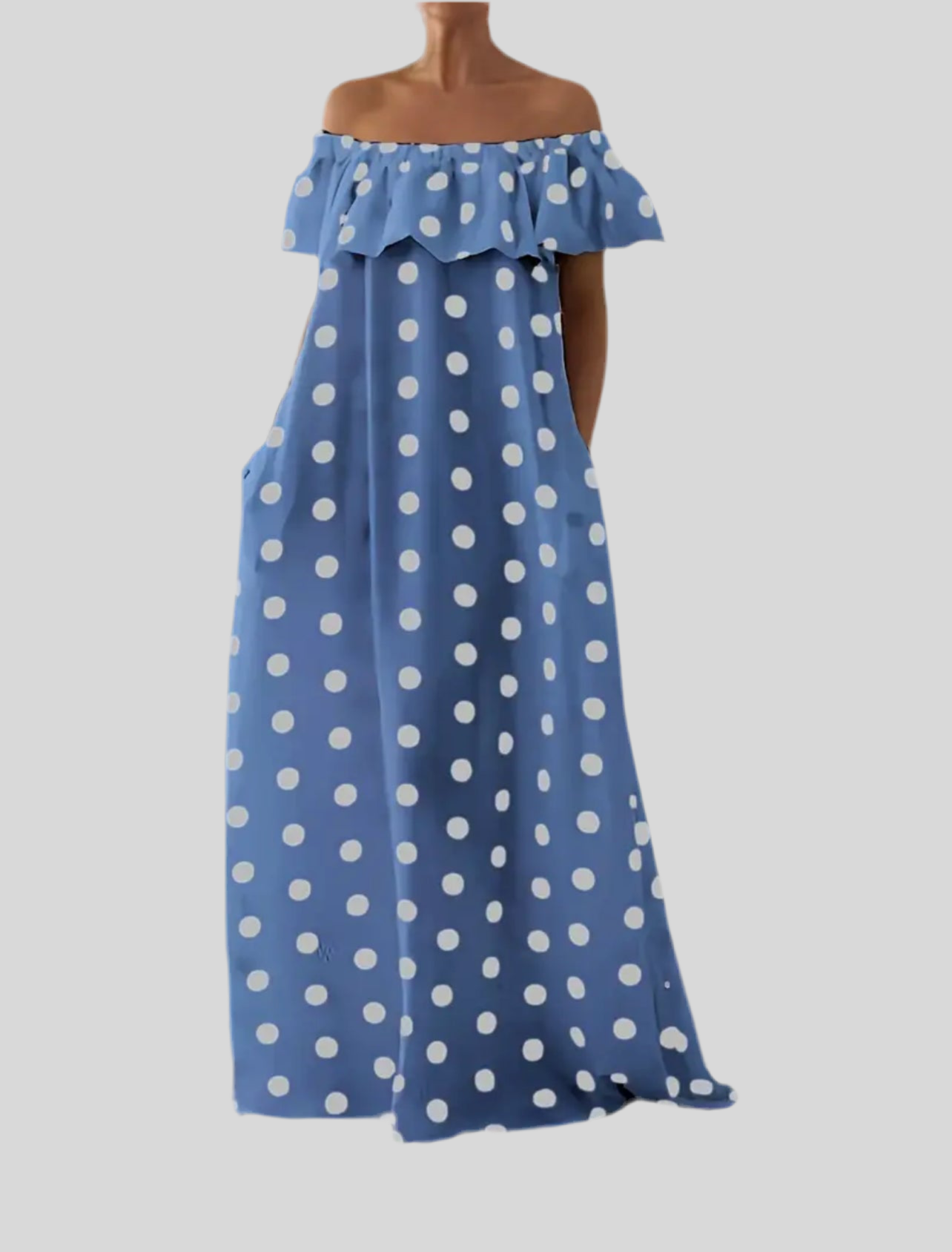 VESTIDO OVERSIZE LUNARES 3 CLRS