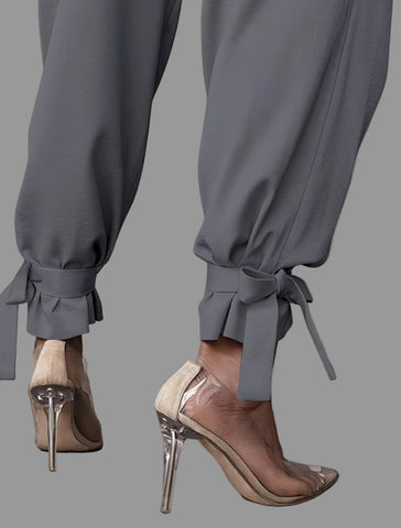 PANTALONES AMPLIOS CON LAZO TOBILLO 3 CLRS