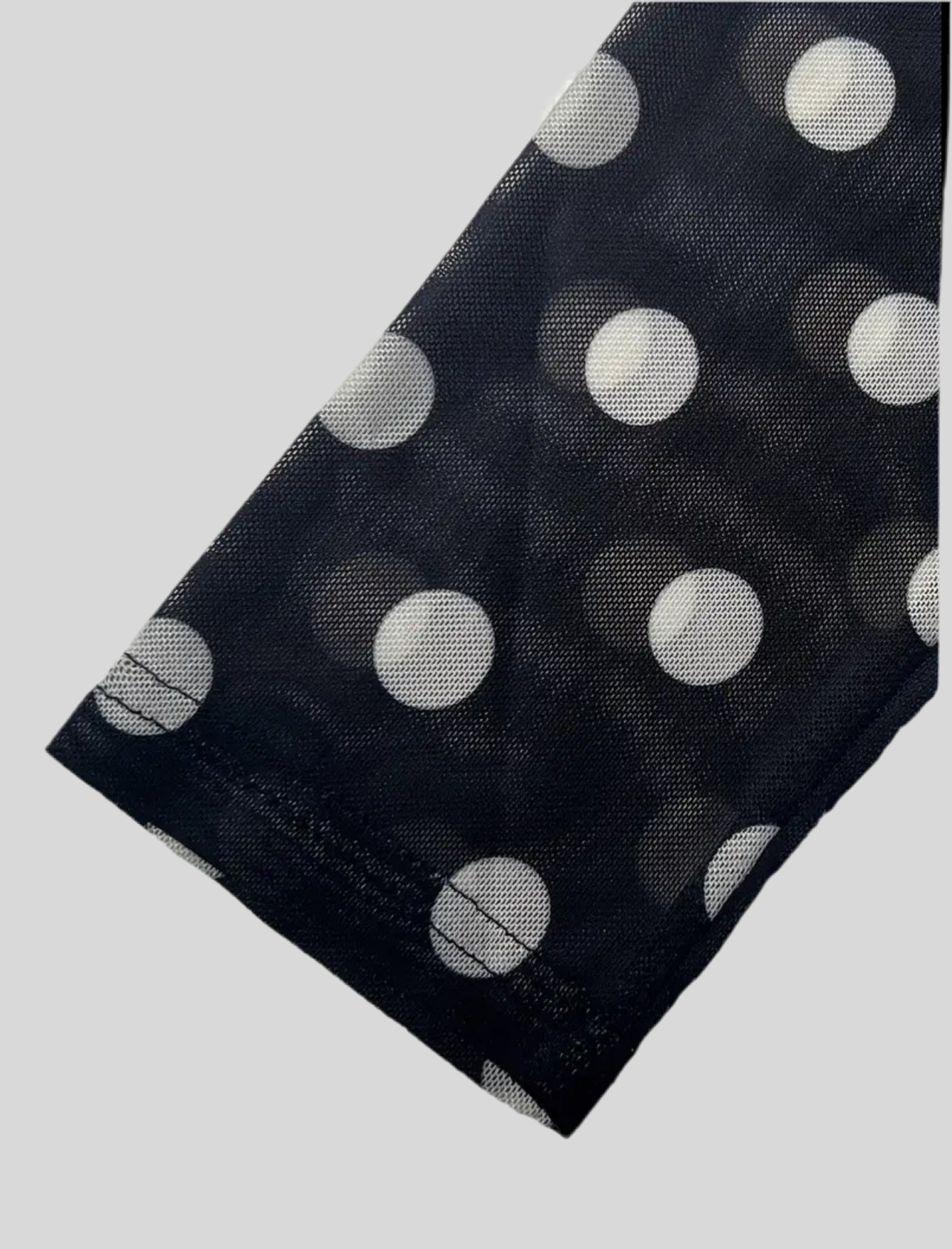 VESTIDO ELÁSTICO LUNARES SIN HOMBROS