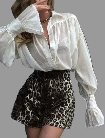 CAMISA CON CANESÚ Y PUÑOS 2 CLRS