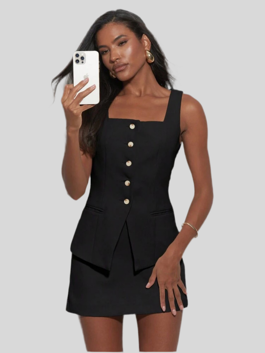 CONJUNTO MINIFALDA Y CHALECO EJEC 11 CLRS