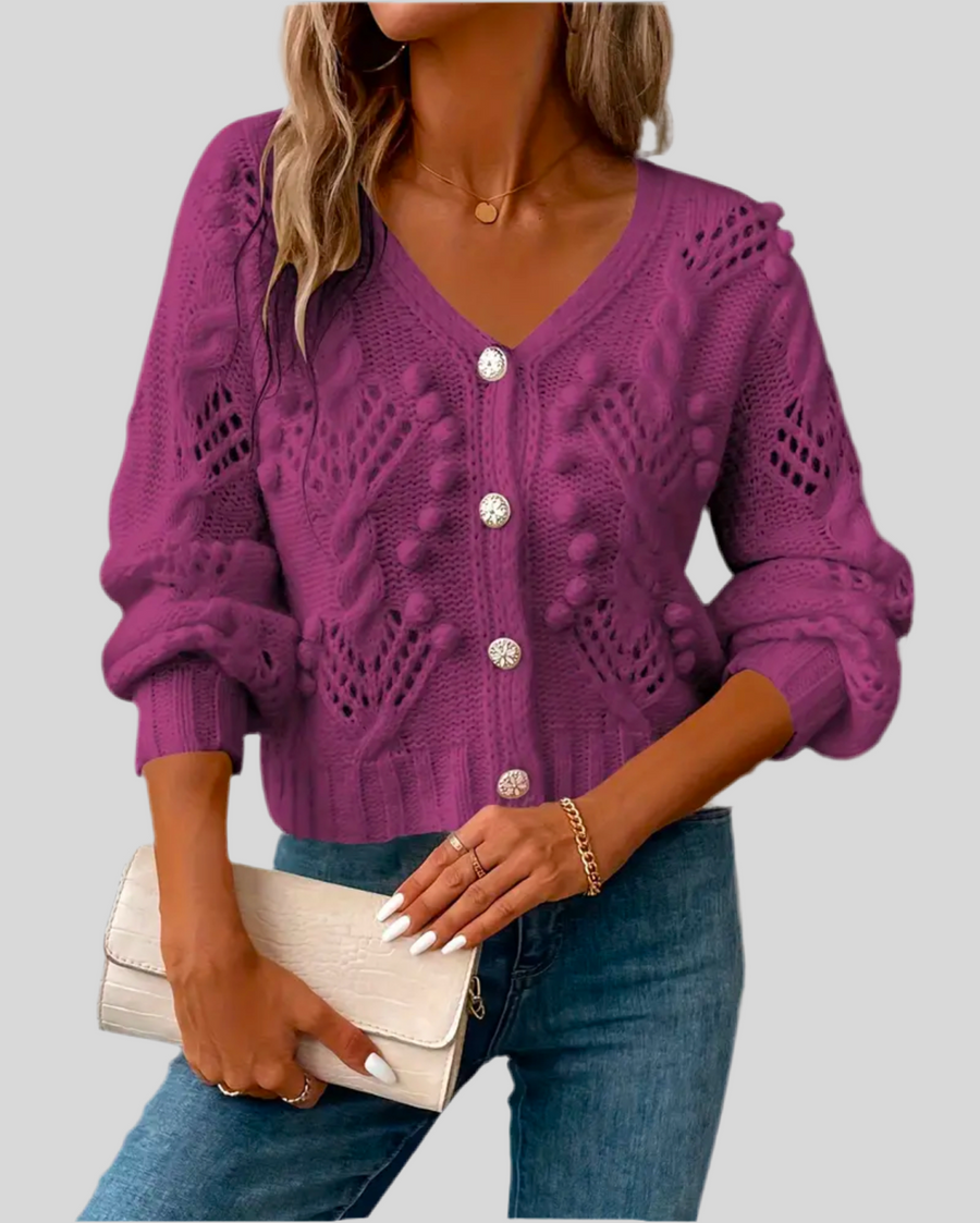 5 COLOR COTTON KNITTED JACKET