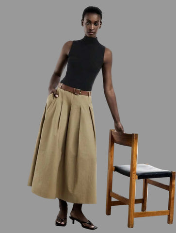 FALDA TABLAS CON BOLSILLOS 4 CLRS