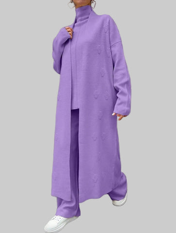 CONJUNTO DE PUNTO DE TRES PIEZAS 11 COLORES