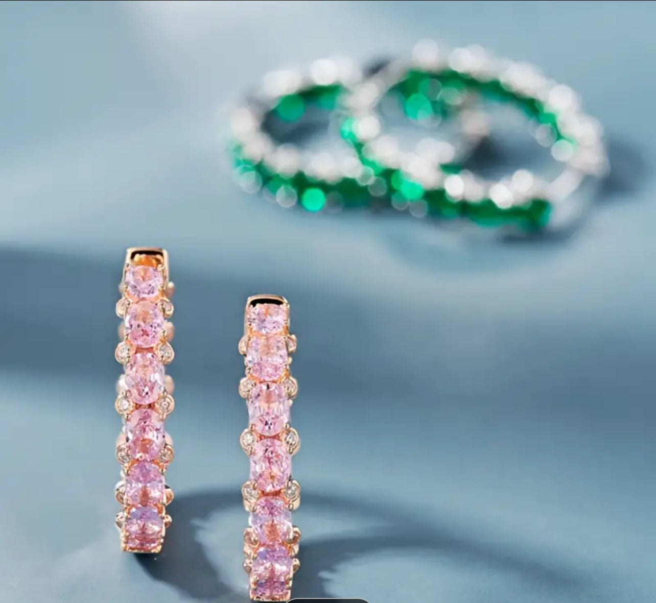 PENDIENTES PEQUEÑO ARO PIEDRAS