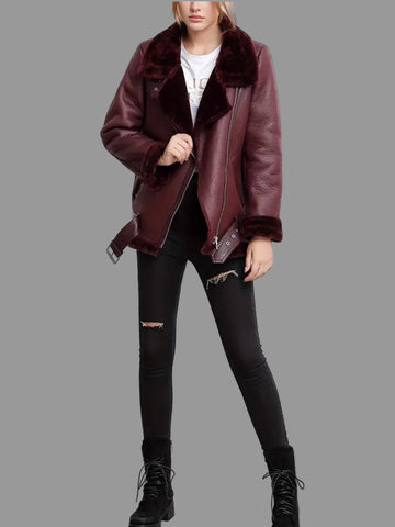 CAZADORA ESTILO BIKER CUERO ECO 2 CLR