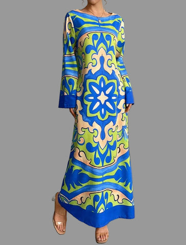 KAFTAN ESTAMPADO LARGP 2 CLRS